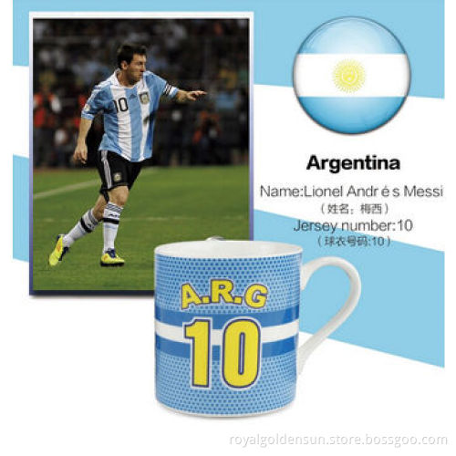 soccer cup ceramic mugs